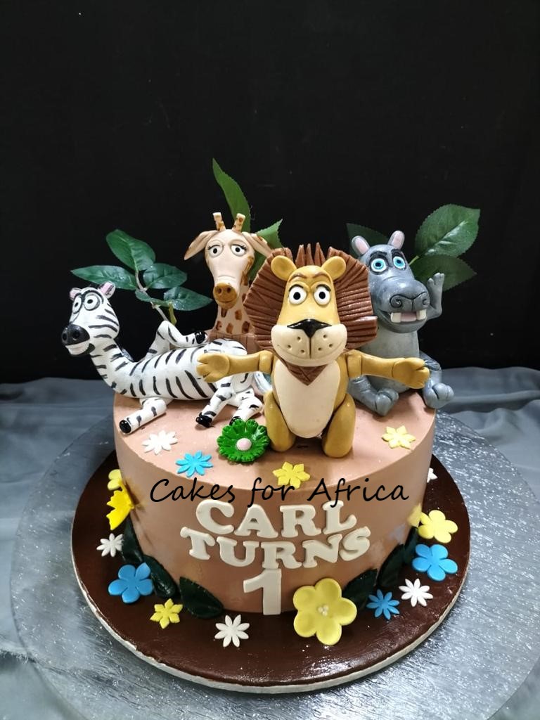Madagascar Safari Cake