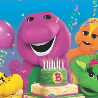 Barney the Dinosaur Cake